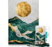 Rompecabezas Nature Gold Decor de 1000 Piezas para Adolescentes Fortalece la Memoria Ideal para el hogar y el Ocio Bordes limpios Regalo preciado (38x52cm)