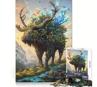 Rompecabezas Nature Spirit Elk para Adolescentes, 1000 Piezas, para estimular la Memoria, Relajante y Divertido, para armar, (38x26cm)