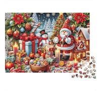 Rompecabezas navideño de 1000 Piezas de Ana y el Hombre de Oro con Dulces. para Adultos de 12 años en adelante. Juego Educativo. Difícil y desafiante. cumpleaños 52 x 38 cm.