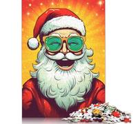 Rompecabezas navideño de Papá Noel con imágenes Personalizables. 100% cartón Reciclado Adultos y Adolescentes. 1000 Piezas (26 x 38 cm).