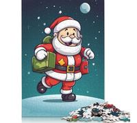 Rompecabezas navideño de Papá Noel, Hecho con Materiales amigables, 100% cartón Reciclado, Ideal para niños y Adultos, 1000 Piezas (75 x 50 cm)