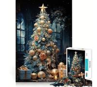 Rompecabezas navideño en Acuarela de 1000 Piezas Diversión y Entrenamiento Mental Componentes robustos y de Corte Limpio Un Entretenimiento cautivador para Disfrutar en casa (50x75cm)