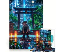 Rompecabezas Neon City para Adultos, 1000 Piezas, Juguete para ejercitar la Mente, diseño y Montaje, Regalo Encantador (50x75cm)