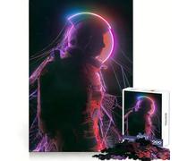 Rompecabezas Neon Explosion de 1000 Piezas para Adultos, Rompecabezas de recuperación Mejorada, Tranquilo, nítido, Corte preciso, Regalo Premium (50x75cm)
