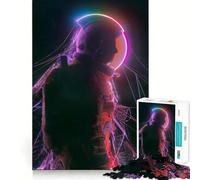 Rompecabezas Neon Explosion de 1000 Piezas para Adultos, Rompecabezas de recuperación Mejorada, Tranquilo, nítido, Corte preciso, Regalo Premium (50x75cm)