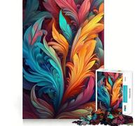 Rompecabezas Neon Fantasy de 1000 Piezas para Adolescentes, Juguete para ejercitar la Mente, Tiempo en Familia, Arte, ensamblaje, Regalo Creativo (38x52cm)