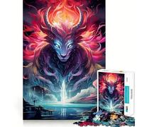 Rompecabezas Neon Guardian de 1000 Piezas para Adultos, Juguete para ejercitar la Mente, Divertido y fácil de armar, Fiestas (38x52cm)