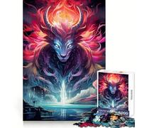 Rompecabezas Neon Guardian de 1000 Piezas para Adultos, Juguete para ejercitar la Mente, Divertido y silencioso, diseño para armar, Regalo Original (38x26cm)