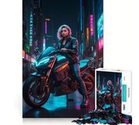 Rompecabezas Neon Guardian para Adolescentes, 1000 Piezas, Juguete Inteligente para Jugar en Interiores, Bordes Lisos, colección de Arte (38x26cm)