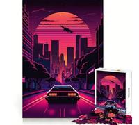 Rompecabezas Neon Night Drive de 1000 Piezas para Adolescentes: Juguete para ejercitar la Mente, fácil de armar, Ideal para el Tiempo Libre, Regalo Elegante (38x52cm)