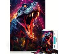 Rompecabezas Neon Nightmare de 1000 Piezas para Adolescentes, Juguete para ejercitar la Mente, Actividad en casa, Bordes precisos, Lista de Deseos de Santa Claus (38x26cm)