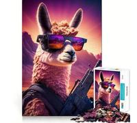 Rompecabezas Neon Nights Sharpshooter de 1000 Piezas para Adultos Juguete para desarrollar la Mente Fácil de armar Regalo de Temporada (50x75cm)