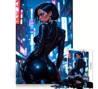 Rompecabezas Neon Noir Vigilante para Adolescentes, 1000 Piezas, Juego Inteligente, Relajante, para armar, Regalo Encantador (38x52cm)
