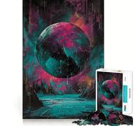 Rompecabezas Neon Orb Chamber de 1000 Piezas para Adolescentes Ideal para Relajarse y Jugar Un Regalo Encantador (50x75cm)