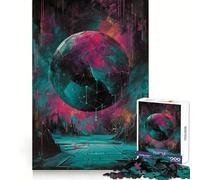 Rompecabezas Neon Orb Chamber de 1000 Piezas para Adultos, actualización de Jigsaw Jigsaw Recall Quiet Calm Clear Cut Premium Gift (38x26cm)