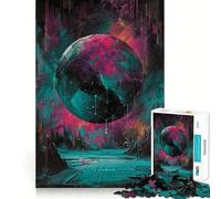 Rompecabezas Neon Orb Chamber de 1000 Piezas para Adultos, actualización de Jigsaw Jigsaw Recall Quiet Calm Clear Cut Premium Gift (38x26cm)