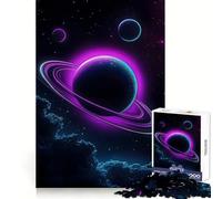 Rompecabezas Neon Planet de 1000 Piezas para Adultos, Juguete para ejercitar la Mente, Arte Relajante, Regalo para Festivales (38x52cm)