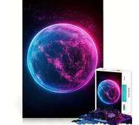 Rompecabezas Neon Planet de 1000 Piezas para Adultos Juguete para ejercitar la Mente, Ideal para Momentos de unión, Arte y como Regalo Elegante (50x75cm)