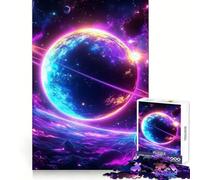 Rompecabezas Neon Planet para Adolescentes, 1000 Piezas, Juguete Inteligente para Jugar en Interiores, Bordes Lisos, colección de Arte (38x26cm)
