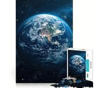 Rompecabezas Neon Planet Space de 1000 Piezas para Adultos, Ideal para ejercitar la Memoria, Divertido para armar en casa, (38x52cm)