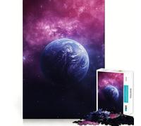 Rompecabezas Neon Planet Space para Adultos, 1000 Piezas, Juguete de Habilidad, Alivio de tensión, Corte preciso, Regalo preciado (38x26cm)