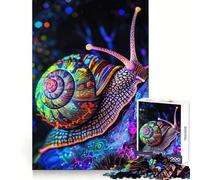 Rompecabezas Neon Snail Teenagers de 1000 Piezas, Juguete Inteligente para Jugar en Interiores, con Bordes Lisos, de la colección Art Collection (50x75cm)