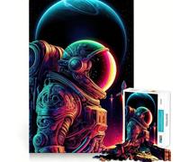 Rompecabezas Neon Space Odyssey para Adolescentes, 1000 Piezas, Juguete de lógica sólida, diversión Relajante, Corte de precisión, Regalo conmovedor (50x75cm)