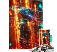 Rompecabezas Neural Blaze de 1000 Piezas Dificultad y desafío análisis y lógica Juegos educativos Aptos para Mayores de 14 años 38x52cm