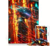 Rompecabezas Neural Blaze de 1000 Piezas para Adolescentes, Juguete para ejercitar la Mente, Actividad en casa, Bordes precisos, Lista de Deseos de Papá Noel (50x75cm)