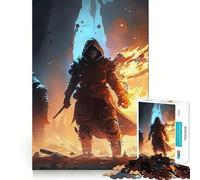 Rompecabezas Ninja Against Darkness de 1000 Piezas para Adolescentes Juego Inteligente de Rompecabezas Tiempo de Aprendizaje Imagen para armar Regalo Encantador (50x75cm)