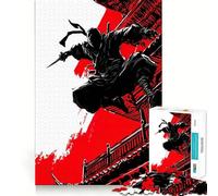 Rompecabezas Ninja en Acción de 1000 Piezas para Adultos, Juguete Que desafía la Mente, diversión en Conjunto, Corte de Calidad, (38x26cm)
