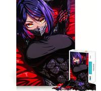 Rompecabezas Ninja Girl en Cama de Terciopelo para Adultos, 1000 Piezas, Juguete de lógica Fina, Informal, Relajante, con Bordes limpios, Pieza de Arte Fina (38x52cm)