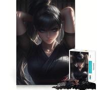 Rompecabezas Ninja Girl Kunoichi Focus de 1000 Piezas para Adolescentes, Juguete de razonamiento y Habilidad, Tiempo de Tranquilidad, Corte preciso, Regalo increíble (38x52cm)
