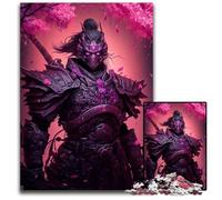 Rompecabezas Ninja japonés de 1000 Piezas para Adultos. Rompecabezas desafiantes. Actividad educativa para Mejorar Las Habilidades cognitivas. 26x38cm/10,23x14,96 Pulgadas.