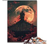 Rompecabezas Ninja Japonés Difíciles para Adultos 50X75CM Adolescentes y Coleccionistas, Decoración del Hogar Viaje
