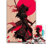 Rompecabezas Ninja japonés para Adolescentes 1000 Piezas Juguete Educativo Intelectual descompresor Regalo de Amigo Secreto 26x38cm