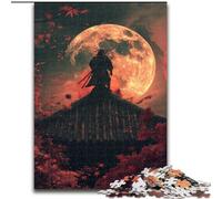 Rompecabezas Ninja japonés para Adolescentes de 1000 Piezas ¡Cada Pieza es única! Juego Familiar desafiante (26x38cm)