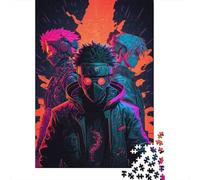 Rompecabezas Ninja Killer de 1000 Piezas para Adultos y Rompecabezas de Madera para Amantes de los Rompecabezas 1000 Piezas (75x50cm)