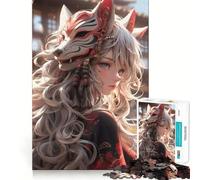 Rompecabezas Ninja Princess de 1000 Piezas para Adolescentes Juguete para estimular la lógica y aliviar la tensión Borde de Calidad Artículo de Regalo de Papá Noel (38x52cm)
