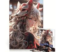 Rompecabezas Ninja Princess de 1000 Piezas para Adolescentes Juguete para estimular la lógica y aliviar la tensión Borde de Calidad Artículo de Regalo de Papá Noel (38x52cm)