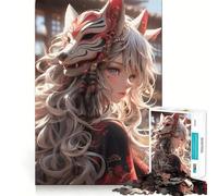Rompecabezas Ninja Princess para Adolescentes, 1000 Piezas, para Fortalecer la Memoria, Tiempo de Paz, Regalo clásico (38x26cm)