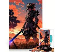 Rompecabezas Ninja Samurai para Adultos,1000 Piezas,Juego Mental,Regalo,Troquelado de Alta precisión,Actividad Relajante para Grupos en Interiores (50x75cm)