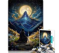 Rompecabezas Ninja Yin Yang de 1000 Piezas para Adultos, Regalo, Juego desafiante y Familiar, Toda la Familia, 38x52cm