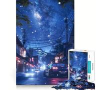 Rompecabezas Nissan GTR R Galaxy Cars para Adultos, 1000 Piezas, Juguete de lógica Resistente, Alivio de tensión, Borde Transparente, Regalo Premium (38x26cm)