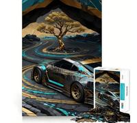 Rompecabezas Nissan GTR Skyline de 1000 Piezas para Adolescentes Juego Inteligente de Rompecabezas Tiempo de Aprendizaje Imagen para armar Regalo Encantador (38x26cm)
