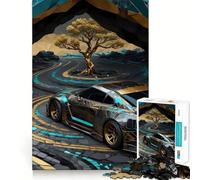 Rompecabezas Nissan GTR Skyline para Adultos, 1000 Piezas, para estimular la Memoria, Juego Relajante, Corte Premium, (50x75cm)