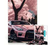 Rompecabezas Nissan S Silvia Sakura de 1000 Piezas para Adultos, Juguete cognitivo para Fortalecer los Lazos afectivos, Ideal para armar y Crear un Regalo de Papá Noel (50x75cm)
