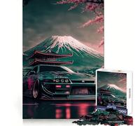 Rompecabezas Nissan S Silvia Sakura de 1000 Piezas para Adultos Mejora la Memoria Ideal para el Ocio Corte Firme Fiestas (38x52cm)