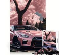 Rompecabezas Nissan S Silvia Sakura para Adultos, 1000 Piezas, Juguete para ejercitar la Mente, Divertido y Relajante, Ideal para armar, Regalo navideño (38x52cm)