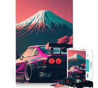 Rompecabezas Nissan S Silvia Sakura para Adultos, 1000 Piezas, para Fortalecer la Memoria, Actividad en casa, Bordes limpios, Regalo Festivo (38x52cm)